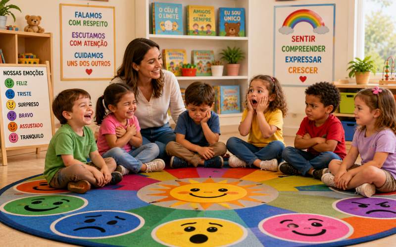 Estratégias para Trabalhar a Educação Emocional com Crianças Pequenas