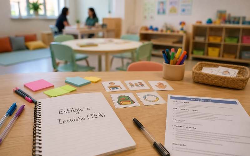 Estágio em Educação Infantil com crianças TEA: planejamento e inclusão com sensibilidade